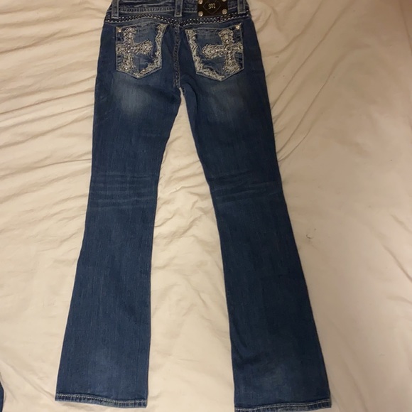 Miss Me Signature Boot Cut dark blue jeans size 28 - Picture 2 of 2